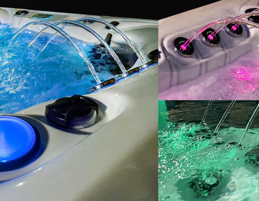 EarthSpas Kouri – Compact Luxury Dual‑Lounge Hot Tub Big relaxation, perfect for smaller gardens