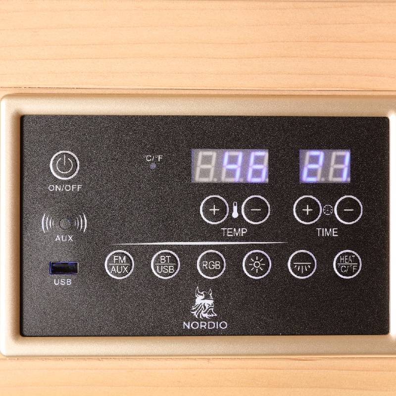 The HotBox 1 person sauna - 13 Amp