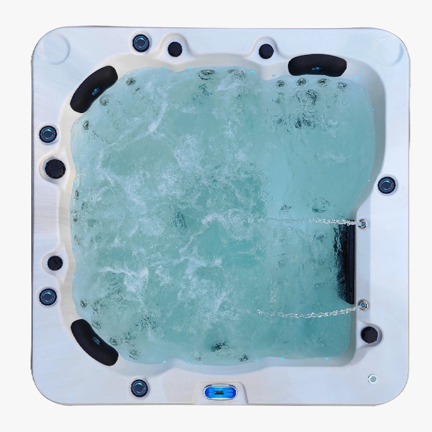 The Refresh + 6 person hot tub