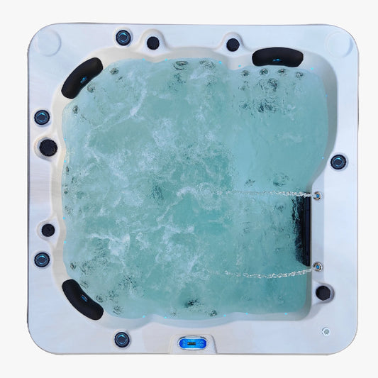 The Refresh + 6 person hot tub