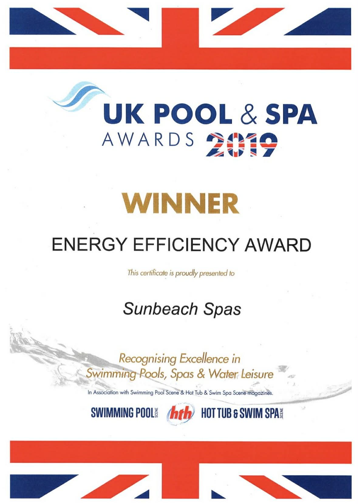 Sunbeach 7 Seat -  HSG282 Compliant hot tub for Holiday Accommodation