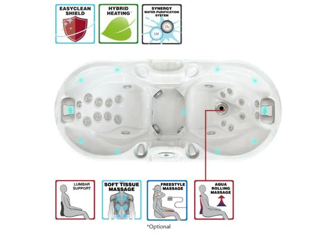 Passion Spa Bliss - 2 seater